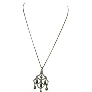 Elegant Green Pendant Necklace